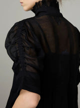 THIERRY COLSON VENETIA IN CHANDERI CHECKS & DOTS EMBROIDERY