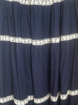PRE-OWNED LORETTA CAPONI BIBI MAXI SKIRT M RRP £495