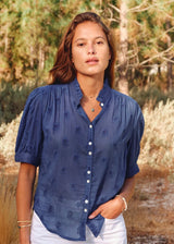 M.A.B.E. FRANI TOP IN COBALT