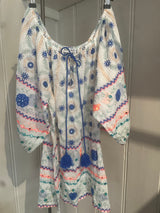 PRE-OWNED JULIET DUNN SEQUINED COVER UP S RRP £265