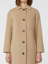 WEEKEND MAX MARA SINGLE BREASTED WOOL COAT
