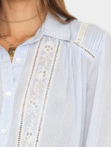 XIRENA VIVIANA TOP IN BLUE STRIPE