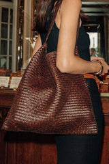 DRAGON DIFFUSION ARS TOTE IN DARK BROWN