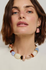 LIZZIE FORTUNATO OPAL & AMETHYST ROSADO EARRINGS