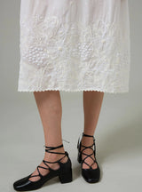 THIERRY COLSON GUISE DRESS - WILD FLOWER EMBROIDERY