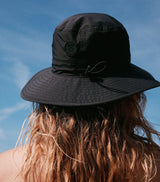 HUNZA G UPF 50+ HAT IN BLACK