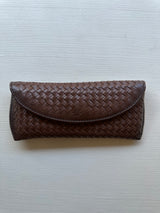 DRAGON DIFFUSION EYE GLASS CASE IN DARK BROWN