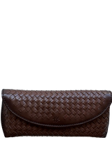 DRAGON DIFFUSION EYE GLASS CASE IN DARK BROWN