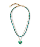 LIZZIE FORTUNATO LAMAI NECKLACE IN EVERGLADE