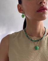 LIZZIE FORTUNATO LAMAI NECKLACE IN EVERGLADE