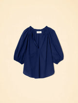 XIRENA JULES TOP IN NAVY