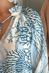 NATALIE MARTIN PENNY BLOUSE IN CORAL WAVE