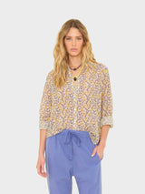 XIRENA BEAU SHIRT IN silk-cotton SUN PETALS
