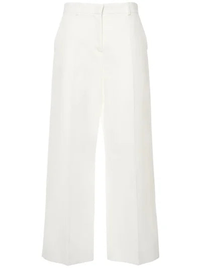 WEEKEND MAX MARA COTTON & LINEN CANVAS TROUSERS Sold Out