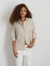 ALEX MILL JO SHIRT IN FLAX LINEN