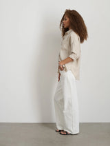ALEX MILL JO SHIRT IN FLAX LINEN