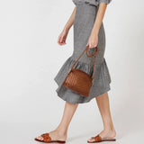 DRAGON DIFFUSION CHUNKY POCHETTE IN TAN