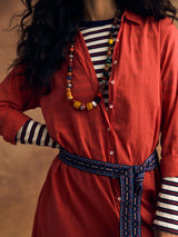 XIRENA RIOS BELT IN BLUE NILE