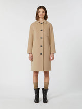 WEEKEND MAX MARA SINGLE BREASTED WOOL COAT