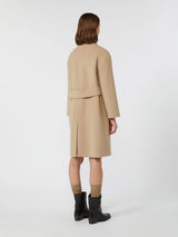 WEEKEND MAX MARA SINGLE BREASTED WOOL COAT