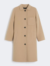 WEEKEND MAX MARA SINGLE BREASTED WOOL COAT