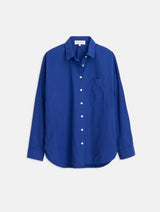 ALEX MILL JO SHIRT IN COBALT POPLIN