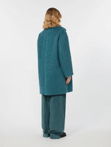WEEKEND MAX MARA WOOL ALPACA & MOHAIR COAT IN OIL