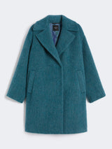 WEEKEND MAX MARA WOOL ALPACA & MOHAIR COAT IN OIL