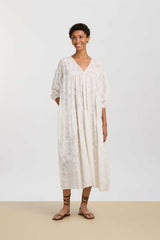 LISA CORTI SCIROCCO KAFTAN IN NOASHIMA WHITE