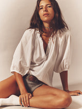 XIRENA JULES TOP IN WHITE