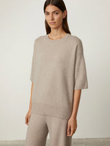 LISA YANG CAMILLE SWEATER IN SAND