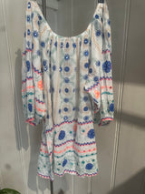 PRE-OWNED JULIET DUNN SEQUINED COVER UP S RRP £265