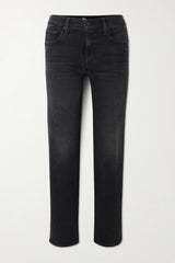 MOTHER THE RAMBLER MID-RISE STRAIGHT LEG JEANS