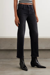 MOTHER THE RAMBLER MID-RISE STRAIGHT LEG JEANS