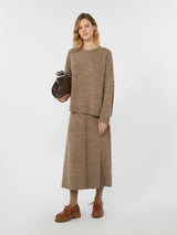 WEEKEND MAX MARA CREW-NECK VIRGIN WOOL SWEATER
