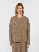 WEEKEND MAX MARA CREW-NECK VIRGIN WOOL SWEATER