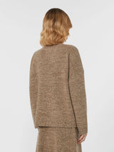 WEEKEND MAX MARA CREW-NECK VIRGIN WOOL SWEATER