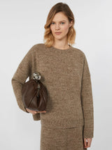 WEEKEND MAX MARA CREW-NECK VIRGIN WOOL SWEATER
