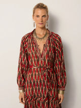 MAISON HOTEL LOULOU DRESS IN VOLCANO