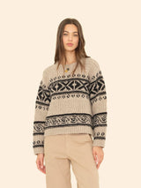 XIRENA BRECKEN SWEATER IN OATMEAL