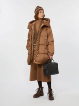 WEEKEND MAX MARA WATER RESISTANT PARKA IN HAZLENUT BROWN