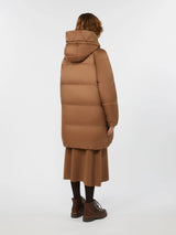 WEEKEND MAX MARA WATER RESISTANT PARKA IN HAZLENUT BROWN
