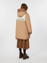 WEEKEND MAX MARA WATER RESISTANT PARKA IN HAZLENUT BROWN