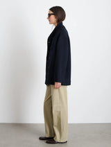 ALEX MILL SOPHIA COAT IN NAVY