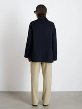 ALEX MILL SOPHIA COAT IN NAVY