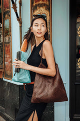 DRAGON DIFFUSION ARS TOTE IN DARK BROWN