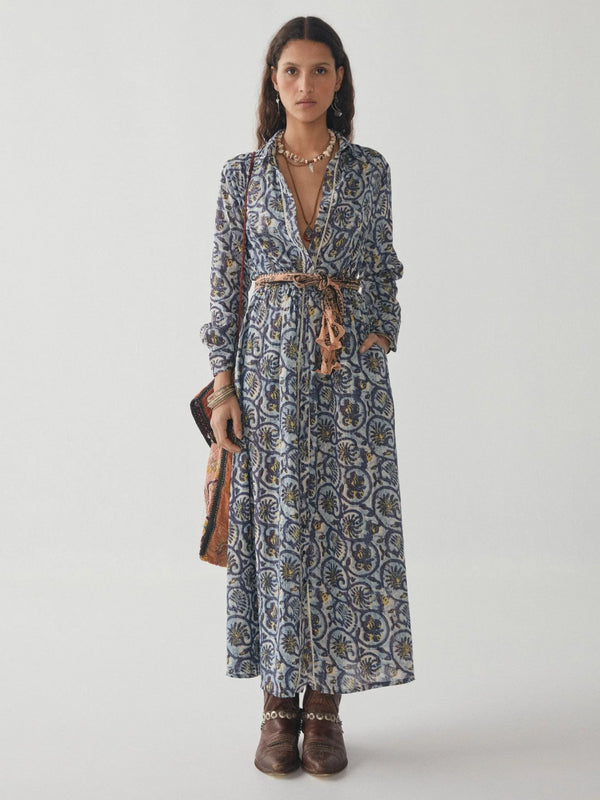 MAISON HOTEL ROBERTA DRESS IN VINTAGE BLUE Sold Out