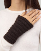 LISA YANG ZARIE ARM WARMERS IN DARK OAK