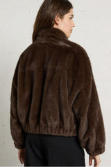 WEEKEND MAX MARA FAUX FUR JACKET