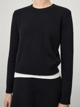 LISA YANG MABLE CASHMERE SWEATER IN DARK OAK
